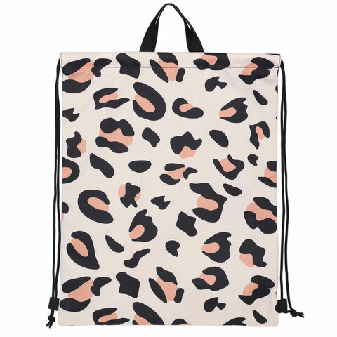 Мешок для обуви BRAUBERG большой удобный с ручкой, 51х41 см, "Wild spots", 271593