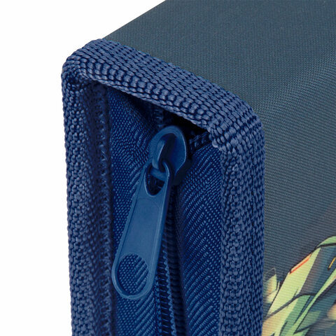 Пенал ПИФАГОР, 1 отделение, 2 откидные планки, полиэстер, 20х14 см, "Speed bolid", 273479