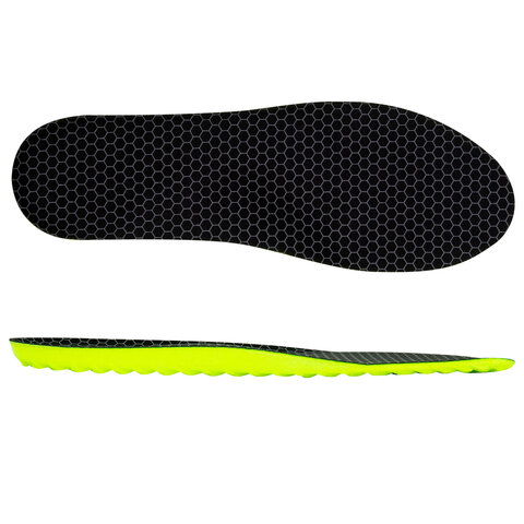 Стельки для обуви АНАТОМИЧЕСКИЕ С МАССАЖНЫМ ЭФФЕКТОМ, материал PU PRO, размер RU 34-39 / EU 35-40, с линиями выреза, SHEGRA (ШЕГРА), 700742