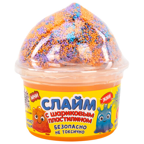 Слайм (лизун) + шариковый пластилин, 115 г, ассорти 6 видов, JOLLY JOT (ДЖОЛЛИ ДЖОТ), 665949