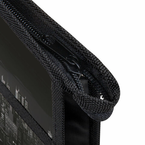 Папка для рисунков и чертежей с ручками BRAUBERG А3, пластик, молния сверху, "Night city", 273410