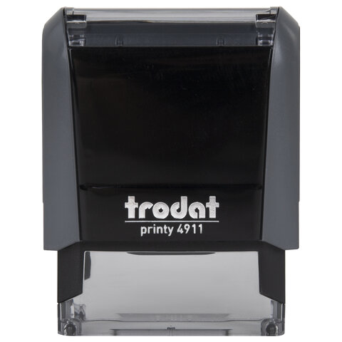 Штамп стандартный "КОПИЯ ВЕРНА, подпись", оттиск 38х14 мм, синий, TRODAT 4911P4-3.42, 54194