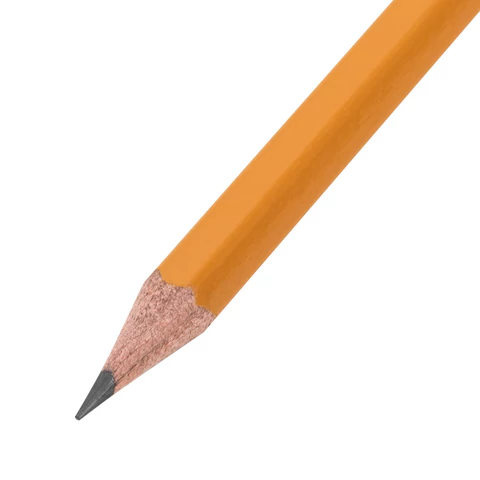 Карандаш чернографитный KOH-I-NOOR 1500, 1 шт., H, корпус желтый, заточенный, 150000H01170RU