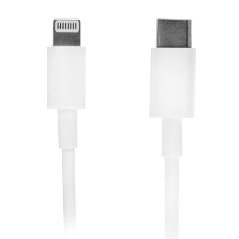 Кабель USB Type-C-Lightning с поддержкой быстрой зарядки, белый, 1 м, SONNEN, медный, 513612