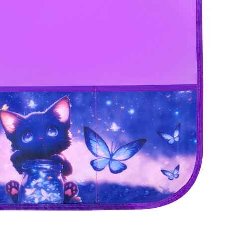 Фартук с нарукавниками для уроков труда BRAUBERG, 3 кармана, 46x54 см, "Night catcher", 273642