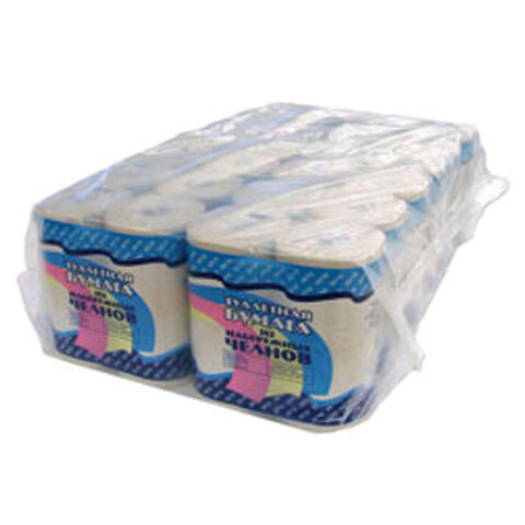 Бумага туалетная спайка 4 рулона (4х50 метров), "ИЗ НАБЕРЕЖНЫХ ЧЕЛНОВ", серая, 397216