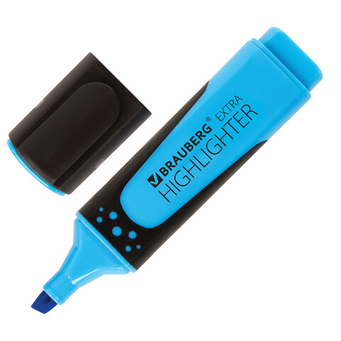 Набор текстовыделителей BRAUBERG 4 шт., АССОРТИ, "EXTRA", прорезиненный корпус, линия 1-5 мм, 151746