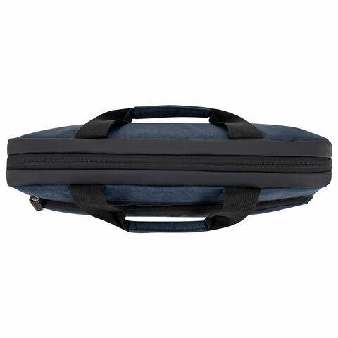 Сумка портфель HEIKKI FORWARD (ХЕЙКИ) с отделением для ноутбука 15,6", темно-синяя, 29х40х9 см, 272612