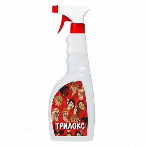 Средство дезинфицирующее для любых поверхностей с распылителем 750 мл ТРИЛОКС-СПРЕЙ, готовый раствор, ДТ-С-075