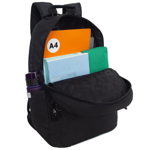 Рюкзак GRIZZLY школьный, анатомическая спинка, 2 отделения, для мальчиков, "STABLE", 43x30х14 см, RU-539-1/1