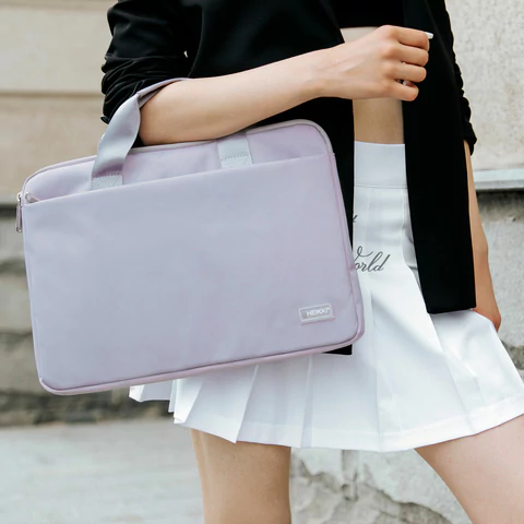 Сумка портфель HEIKKI ULTRA (ХЕЙКИ) с отделением для ноутбука 15,6", Lavender, лавандовая, 28х39х3 см, 272610
