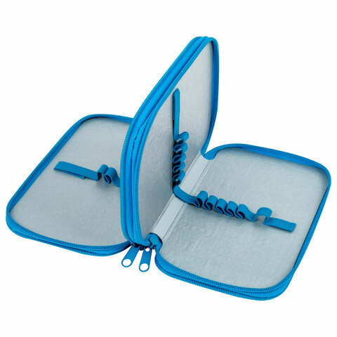 Пенал ЮНЛАНДИЯ, 2 отделения, картон с эффектом soft-touch, 19х11 см, "Speed race", 272264