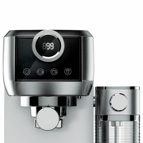 Кофеварка рожковая CENTEK CT-1170, 1350 Вт, объем 1,3 л, 20 бар, автоматический капучинатор, серая