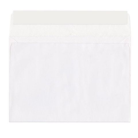 Конверты С4 (229х324 мм), отрывная лента, 100 г/м2, КОМПЛЕКТ 500 шт.