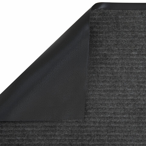 Коврик ДОРОЖКА 0,9х10 м, СЕРЫЙ, влаго-грязезащита, 430 г/м2, ребристая, LAIMA EXPERT, 701043