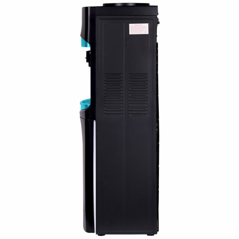 Кулер для воды SONNEN FSC-02W TURBO напольный, ТУРБОНАГРЕВ/ОХЛАЖДЕНИЕ КОМПРЕССОРНОЕ, шкаф, 2 крана, черный, 456171