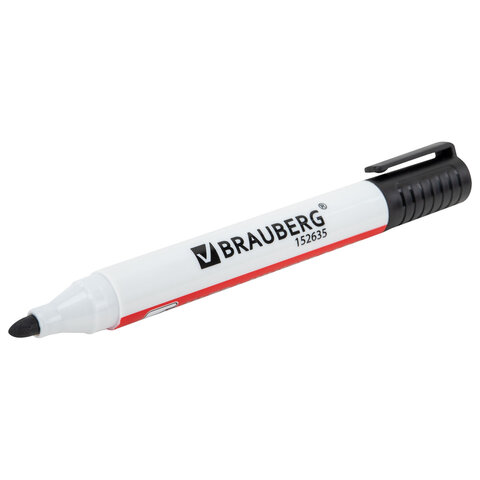 Маркеры стираемые для белой доски, НАБОР 4 ЦВЕТА, BRAUBERG "ULTRA WHITEBOARD MARKER", 3 мм, 152635