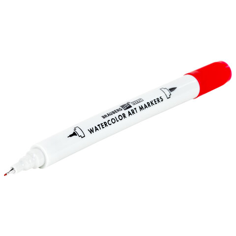 Маркеры акварельные для скетчинга двусторонние (кисть и линер) 60 цветов, BRAUBERG ART DEBUT. 152482