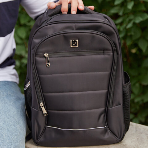 Рюкзак BRAUBERG FUNCTIONAL с отделением для ноутбука, 2 отделения, нагрудный ремешок, "Impulse", 46х16х32 см, 229875