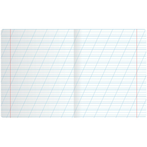 Тетрадь ПРОПИСЬ № 3 12 л. косая линия с ДОПОЛНИТЕЛЬНОЙ ГОРИЗОНТАЛЬНОЙ, со справочным материалом, ЮНЛАНДИЯ, 404853