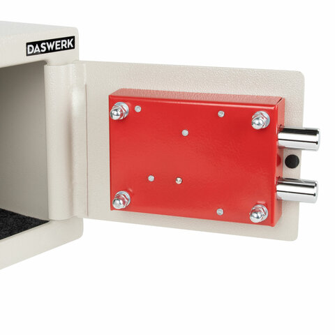 Сейф мебельный DASWERK (ДАСВЕРК) SC-170KL (170х230х170 мм), ключевой замок, бежевый, 291339