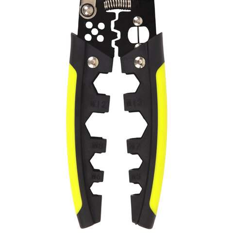 Плоскогубцы многофункциональные 32 в 1, 190 мм, марганцевая сталь 65Mn, ГРАНДМАСТЕР, PL-190, 671260