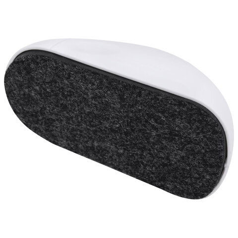 Стиратель магнитный для магнитно-маркерной доски (65х125 мм), BRAUBERG "JET", бело-синий, 238791