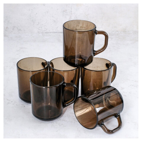 Кружка для чая и кофе, объем 250 мл, тонированное стекло, Marli Eclipse, LUMINARC, H9184