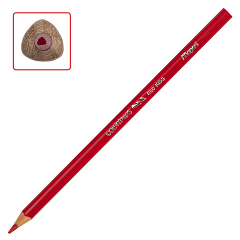 Карандаши цветные MAPED "COLOR PEP'S Strong", 24 цвета, трехгранные, грифель 3,2 мм, 862724