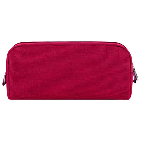 Пенал мягкий BRAUBERG, 2 отделения, ассорти 3 цвета, "Basic", 19х9х4 см, дисплей, 273611