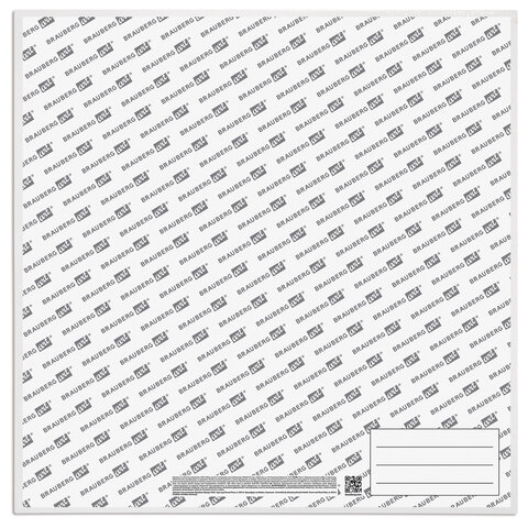 Холст на картоне, 40х40 см, грунтованный, хлопок, мелкое зерно, BRAUBERG ART CLASSIC, 191675