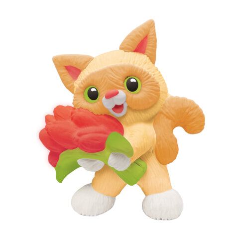 Фигурка-раскраска из гипса "С открыткой", с красками и кистью, ассорти, BRAUBERG KIDS, 666011