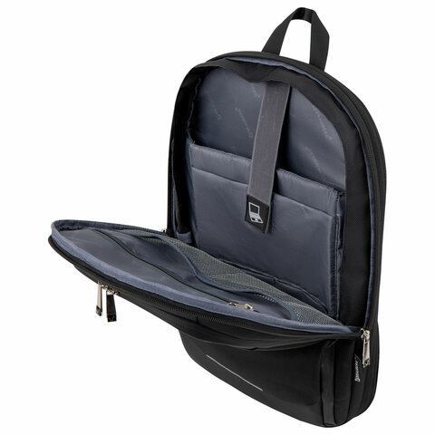 Рюкзак BRAUBERG FUNCTIONAL с отделением для ноутбука, 2 отделения, карман-антивор, "Safe", 44х30х20 см, 272574