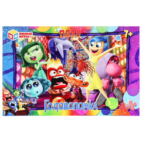 Пазл картонный для детей, лицензия АССОРТИ, УМНЫЕ ИГРЫ