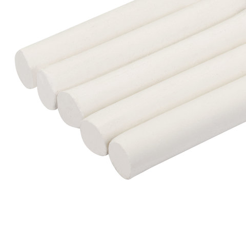 Мел белый круглый мягкий 24 штуки, BRAUBERG, картонная упаковка, 227439