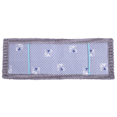 Насадка МОП плоская для швабры/держателя 42 см, карманы, плотная микрофибра, LAIMA HOME, 606797