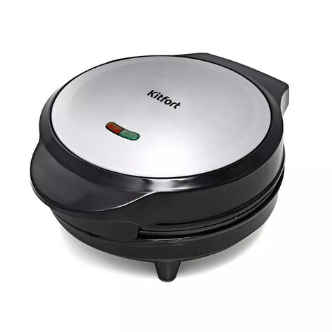 Электровафельница для тонких вафель KITFORT КТ-1617, 640 Вт, черная