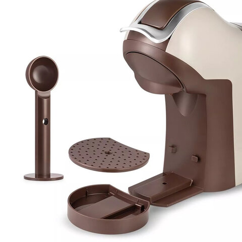 Кофемашина капсульная 3 в 1 NESPRESSO/DOLCEGUSTO/молотый KITFORT KT-7448, 1400 Вт, объем 1 л, бежевый, КТ-7448