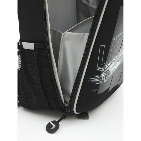 Ранец GRIZZLY анатомическая спинка, облегченный, 1 отделение, для мальчиков, "LEGEND", 37х26х16 см, RAw-497-6/1