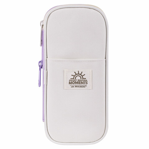 Пенал-трансформер BRAUBERG, полиэстер, 22х10х3 см, "Digital lavender", 271562