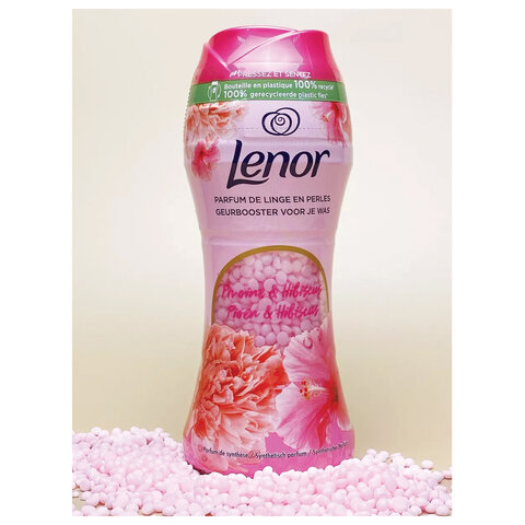 Кондиционер для белья в гранулах 210 г, LENOR "Pivoine & Hibiscus", пион и гибискус