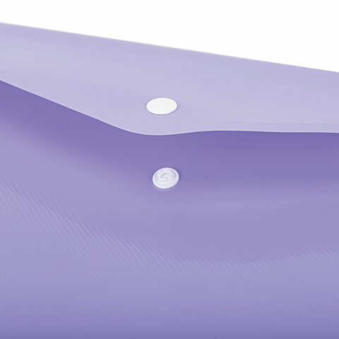 Папка-конверт с кнопкой ERICH KRAUSE "Diagonal Pastel", А4, до 120 л., непрозрачная, ассорти, 0,18 мм, 50322