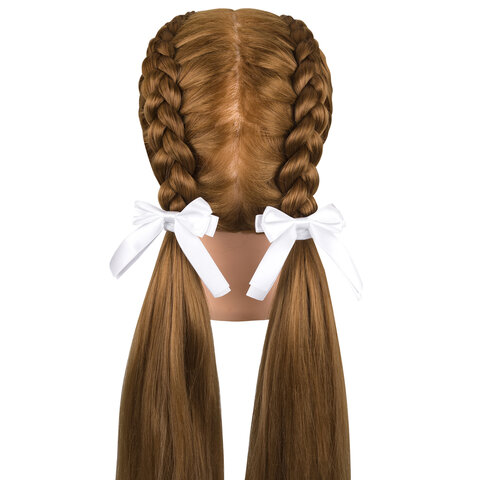 Банты для волос НАБОР 2 шт., 7х11 см, 6,5х10 см, 7х9 см, белый, АССОРТИ, MONTE VITA (МОНТЕ ВИТА), 457118