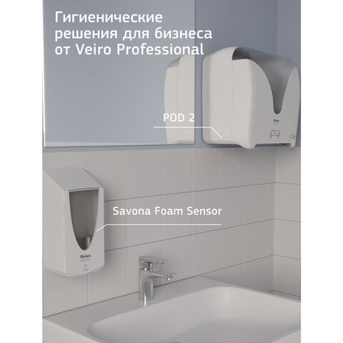 Бумага туалетная 25 м, VEIRO Professional (Система T4), КОМПЛЕКТ 48 шт., Comfort, 2-слойная, T207