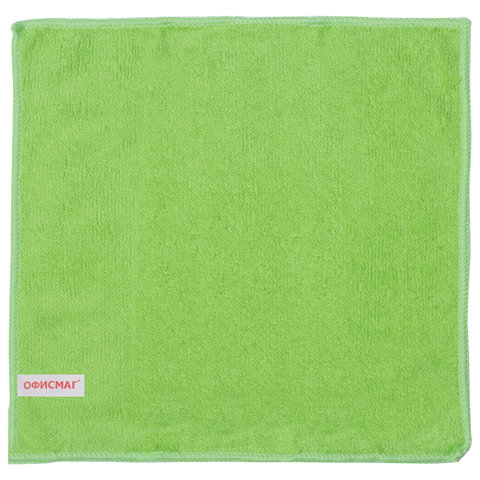 Салфетки из МИКРОФИБРЫ универсальные 25х25 см КОМПЛЕКТ 3 шт, ассорти (синяя, зеленая, желтая), 200 г/м2, ОФИСМАГ, 603864
