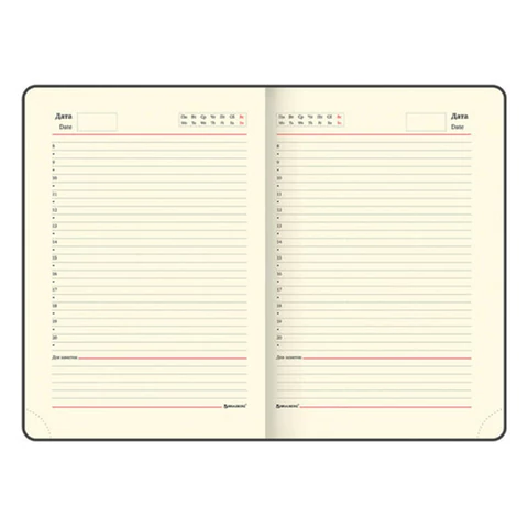 Ручка шариковая PARKER "Jotter Plastic CT", корпус черный, ежедневник А5 черный, золотой срез, пакет, 880894