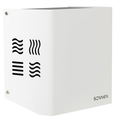 Сушилка для рук SONNEN HDR-1200W, 1200 Вт, производство РОССИЯ, антивандальная, сталь, белая, 701870