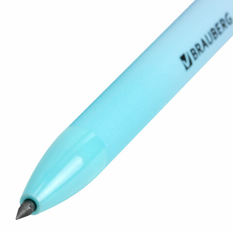 Карандаш механический цанговый 2 мм, BRAUBERG "Grade" PASTEL, HB, встроенная точилка, корпус ассорти, 181961