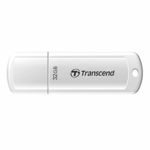 Флеш-диск 32 GB TRANSCEND JetFlash 730, USB 3.1, белый, TS32GJF730