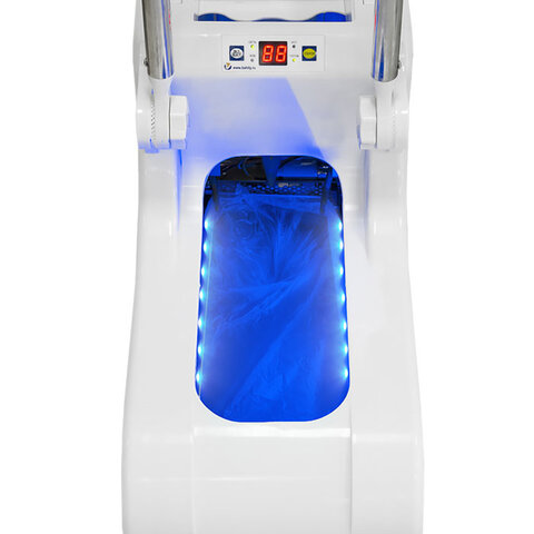 Аппарат для надевания бахил BOOT-PACK-MINI, 50 Вт, подсветка, белый, BT-EG11